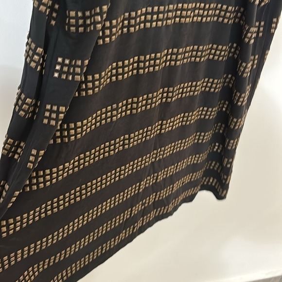 Torn by Ronny Kobo black tank top with copper-colored metallic squares size L - Picture 8 of 8